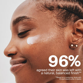 Supergoop! label detail highlighting key ingredients and SPF protection