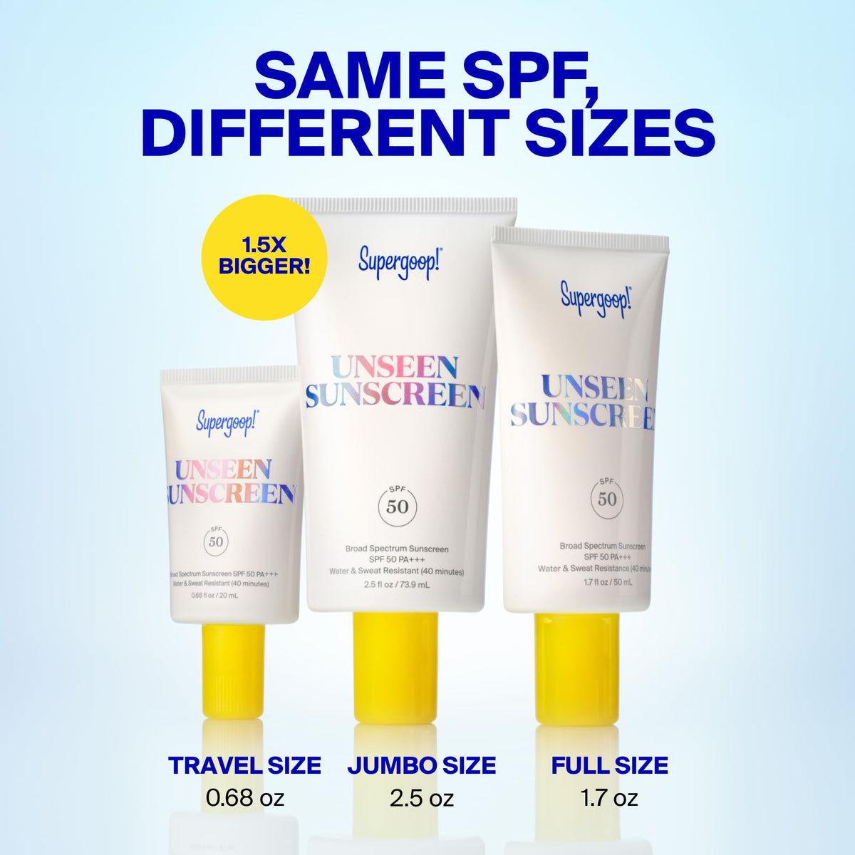 Supergoop! used in a makeup routine demonstrating longer-wear foundation benefit