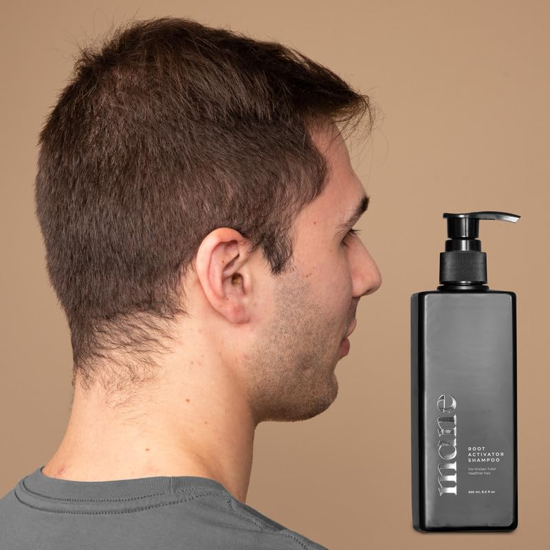 Superior Mane before and after styling showing fuller-looking hair