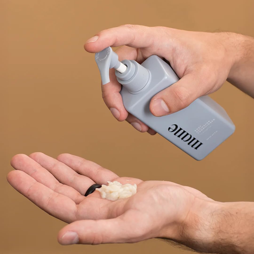 Superior Mane bottle on bath counter suggesting everyday grooming convenience