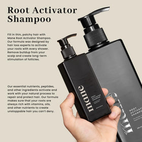 Superior Mane close-up ingredient label showing nourishing components