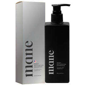 Superior Mane front bottle view showing brand and fuller-hair promise