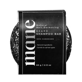 Superior Mane front packaging of the beard shampoo bar showing label and benefits