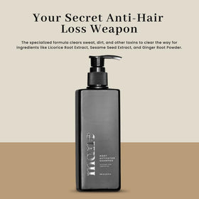 Superior Mane foamy lather in hand illustrating effective cleansing