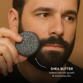 Superior Mane bar displayed on bathroom shelf indicating low-waste grooming and countertop appeal