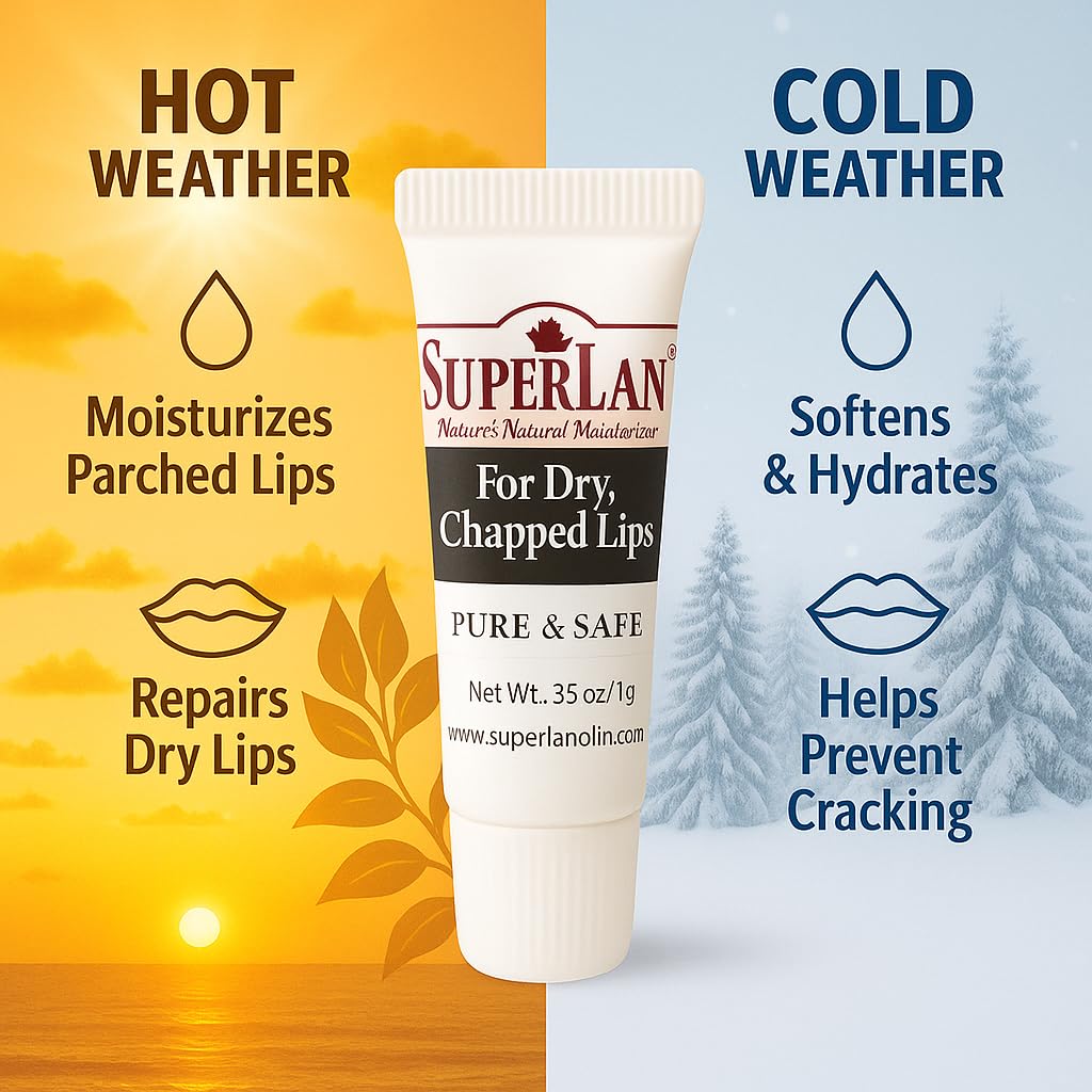 superlan open cap 0.35oz size clear view of small portable tube