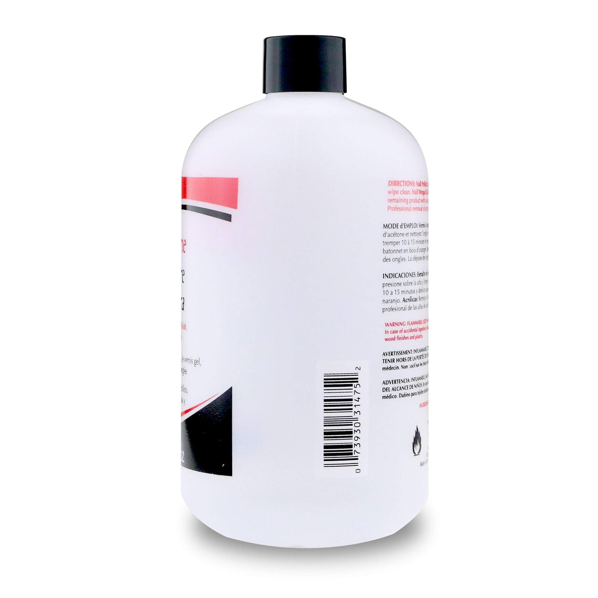 Close-up of SuperNail pure acetone liquid texture demonstrating concentrated strength