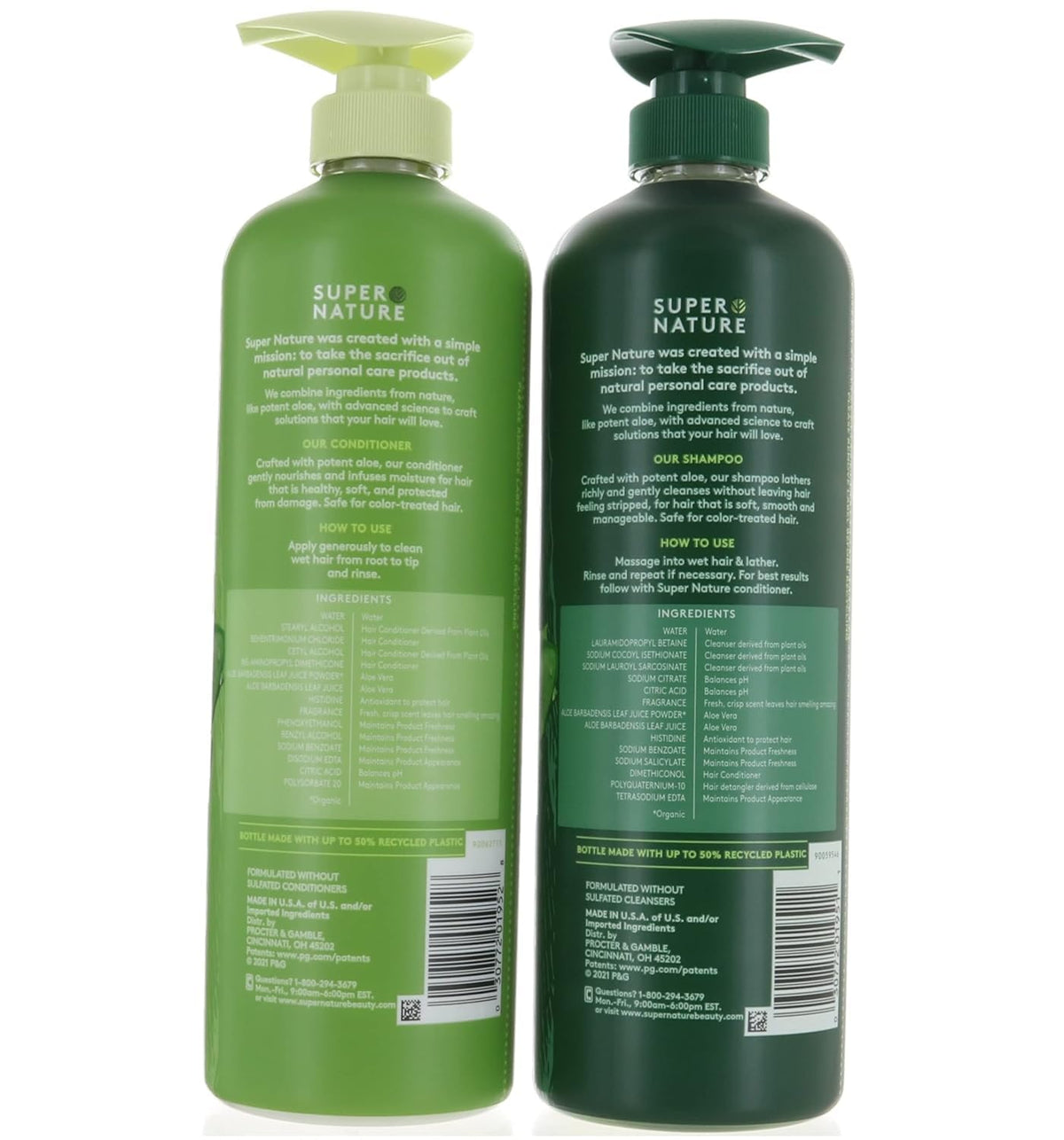 Supernature bottles on bathroom shelf styled for daily routine benefit