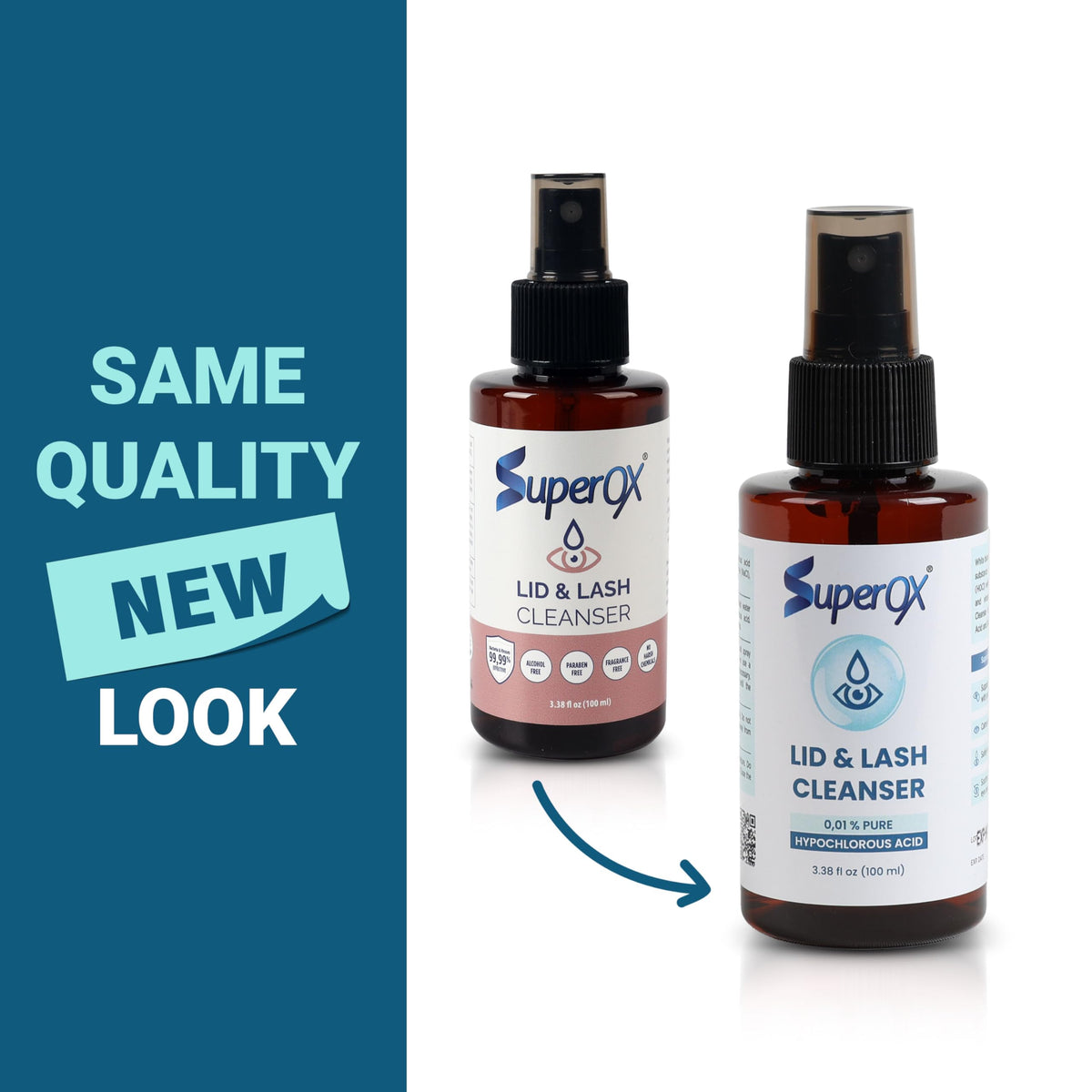 Superox spray nozzle close-up demonstrating precise gentle mist for easy application
