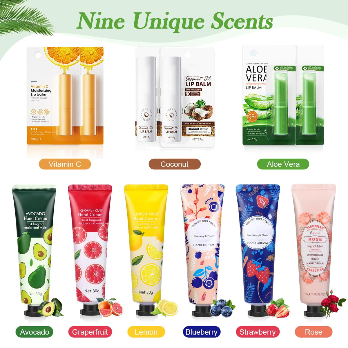 SUPERSUN hand lotion tube label showing scent variety and quick-absorbing benefit