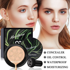 SuperThinker applying cushion in hand for quick touch-up convenience