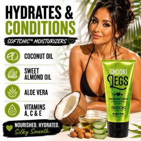 Supre Snooki ingredients label featuring vitamins and oils for skin conditioning