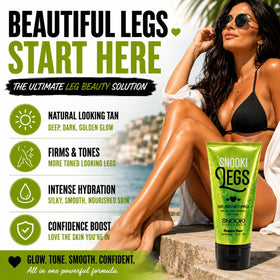 Supre Snooki on beach-ready legs highlighting firmer appearance and glow
