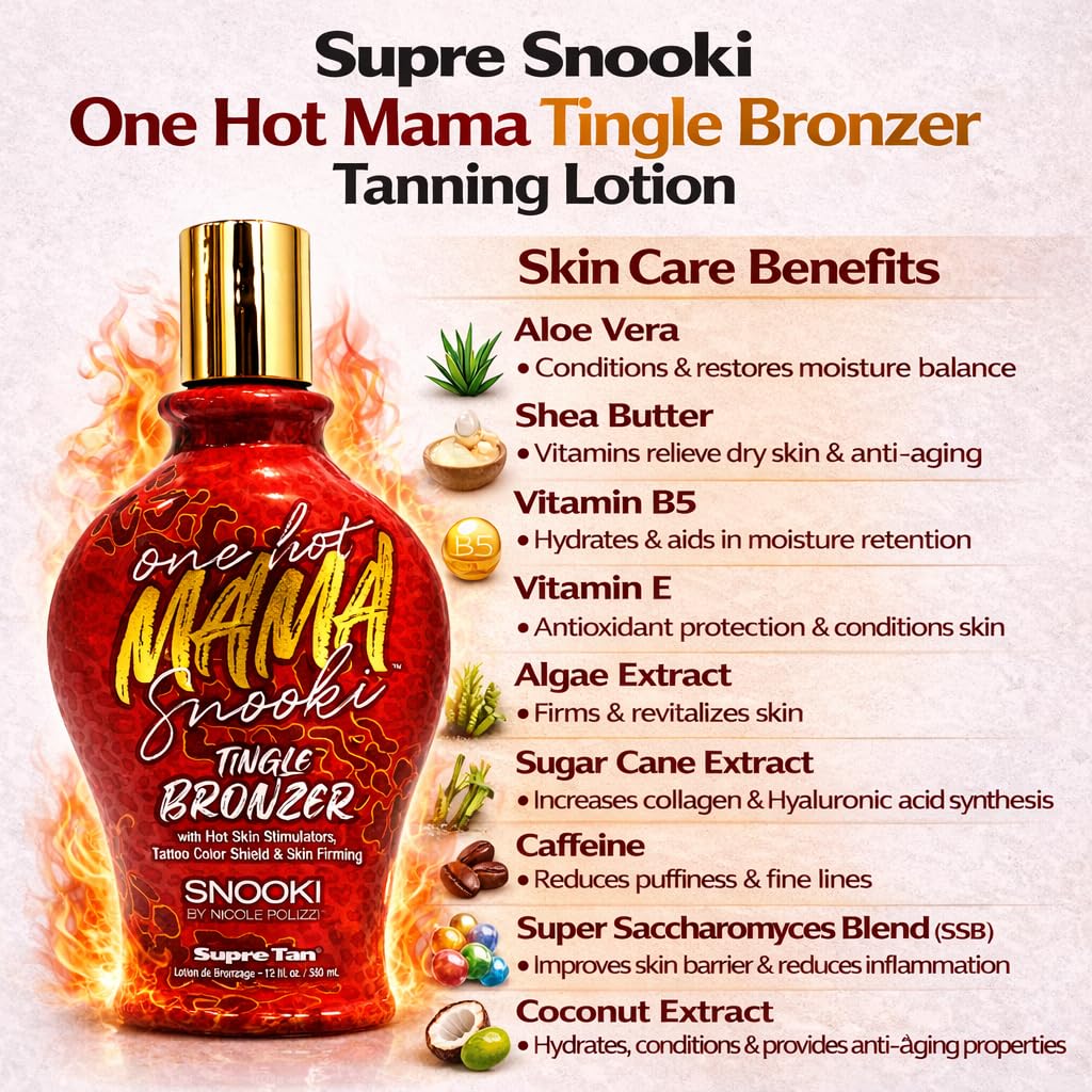 Supre Snooki being applied to forearm demonstrating even coverage and faster developing tan benefit
