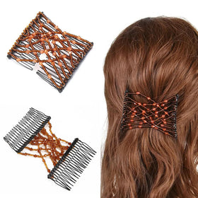 Suptizizkz close-up of comb teeth and elastic demonstrating snag-free grip
