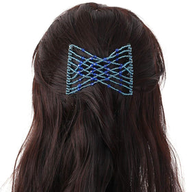 Suptizizkz in-use high bun illustrating secure hold for thick hair
