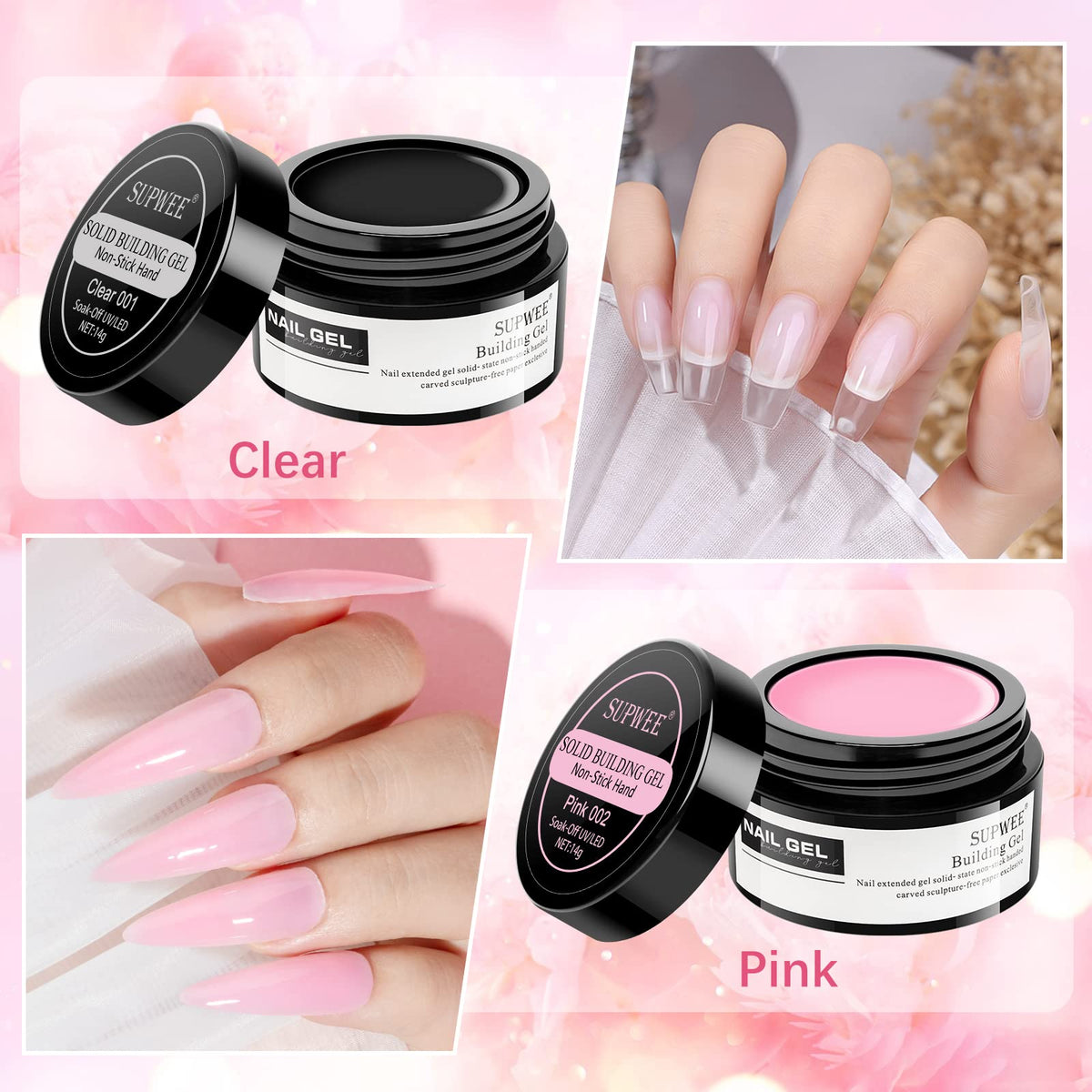 SUPWEE cured nail close-up showing smooth finish and durable result