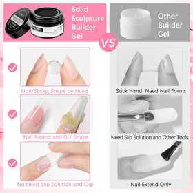 SUPWEE 24 dual forms arranged to show variety and ease of building nails