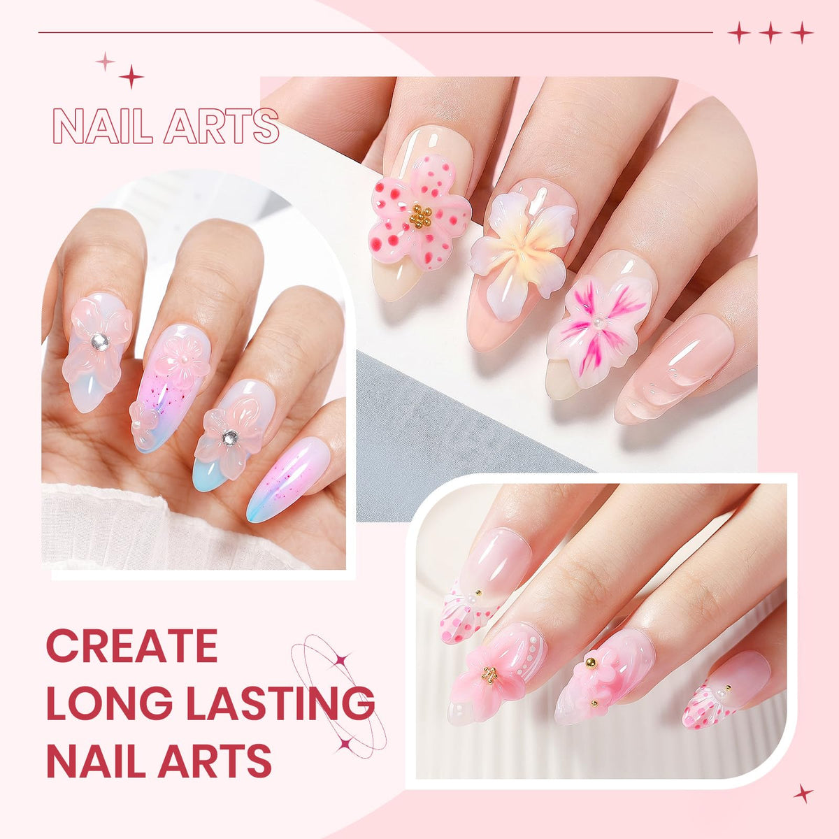 SUPWEE dual nail forms arranged to show consistent extension support