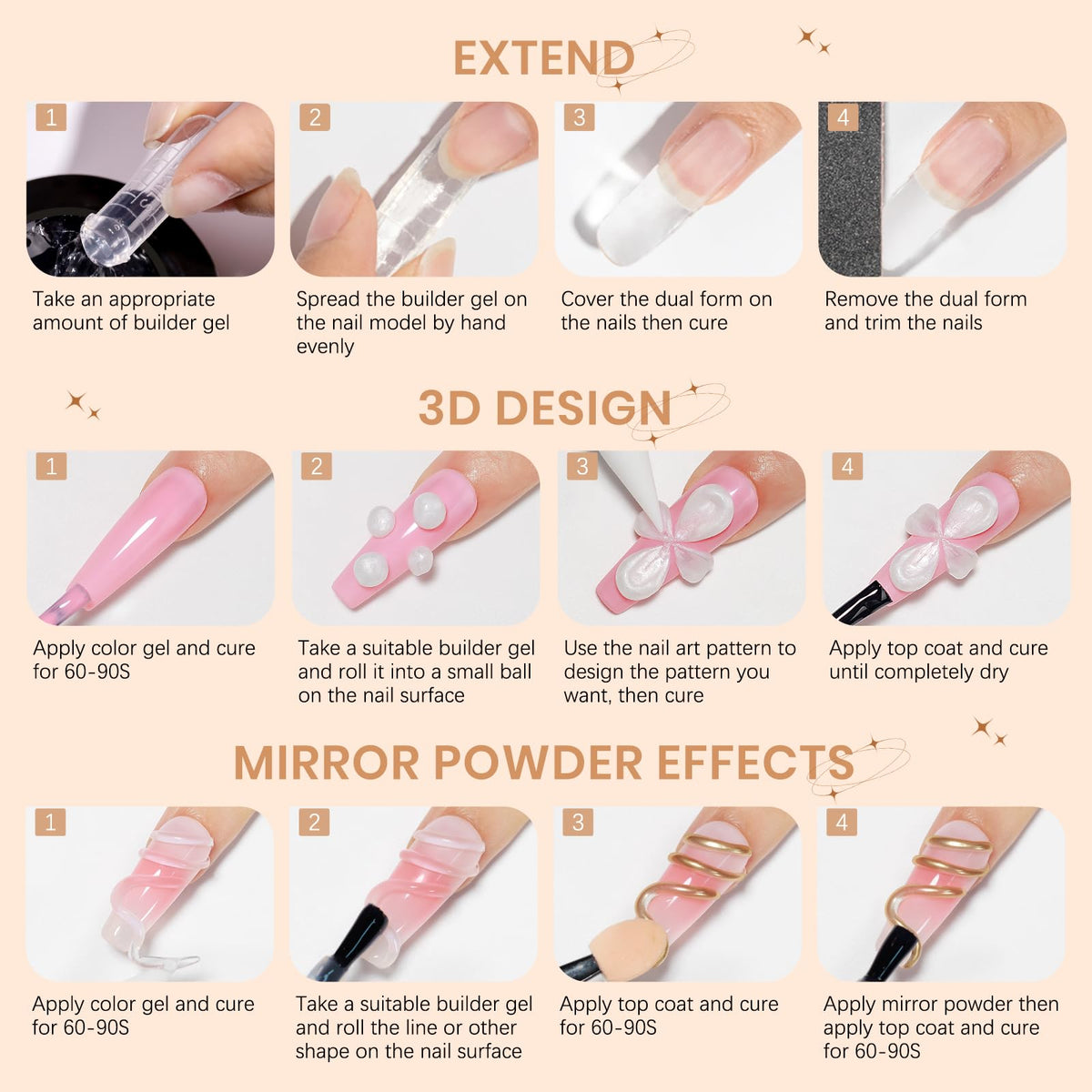 SUPWEE finished manicure on hands in lifestyle shot showing durable glossy results