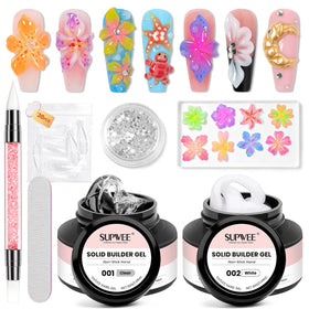SUPWEE front packaging showing both 30g clear and white gels and included tools, professional kit benefit