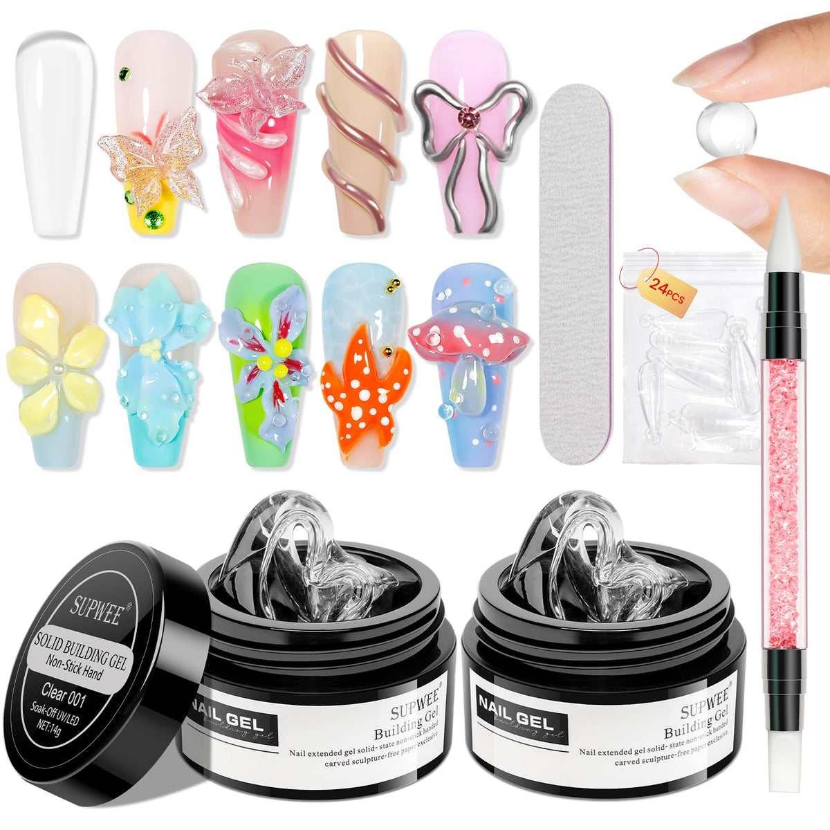 SUPWEE front packaging showing kit contents and benefits