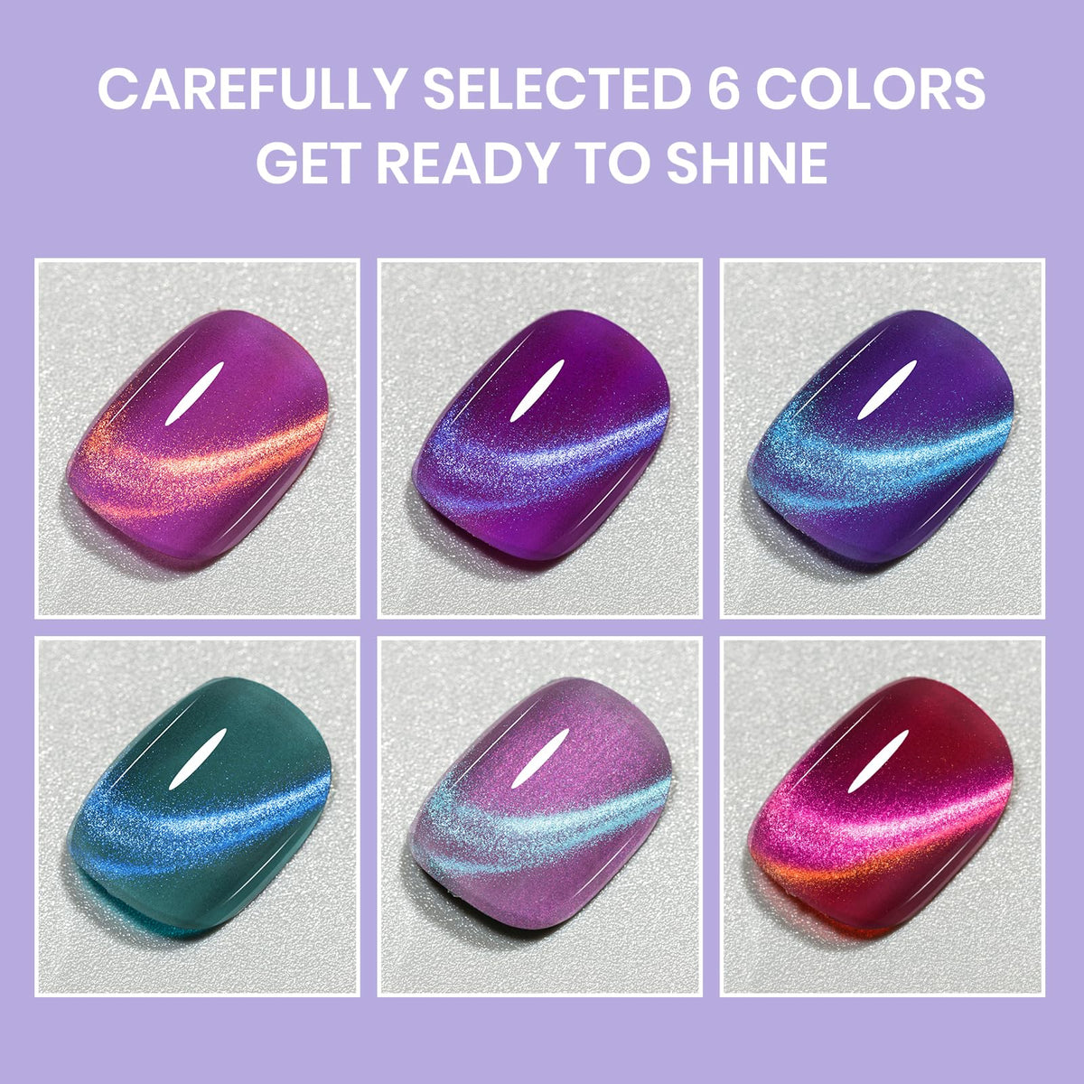 SUPWEE glossy finished nails reflecting light for salon-like shine