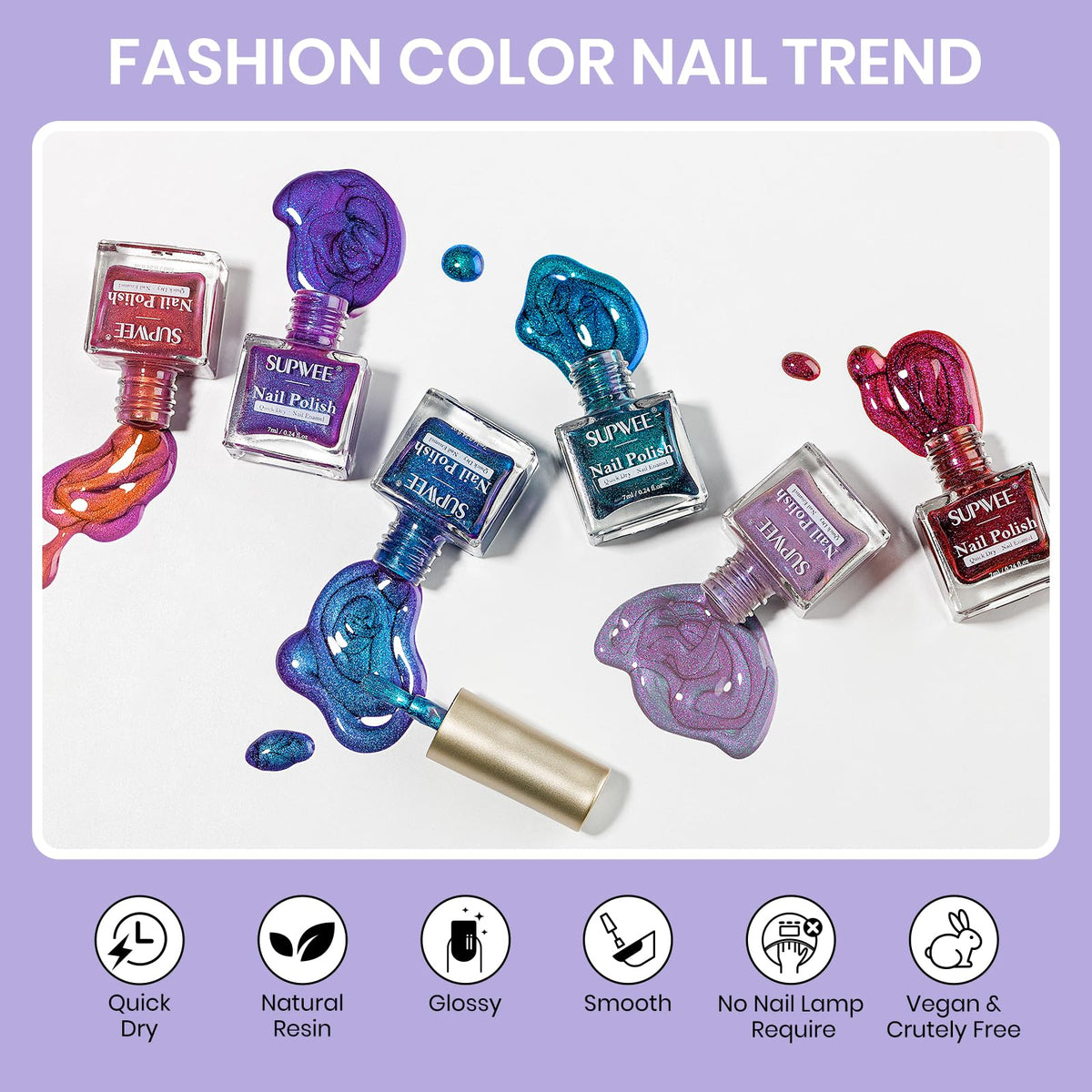 SUPWEE evening manicure lifestyle shot showing polished look for events