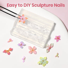 SUPWEE finished nail extensions showcasing strength and decorative possibilities