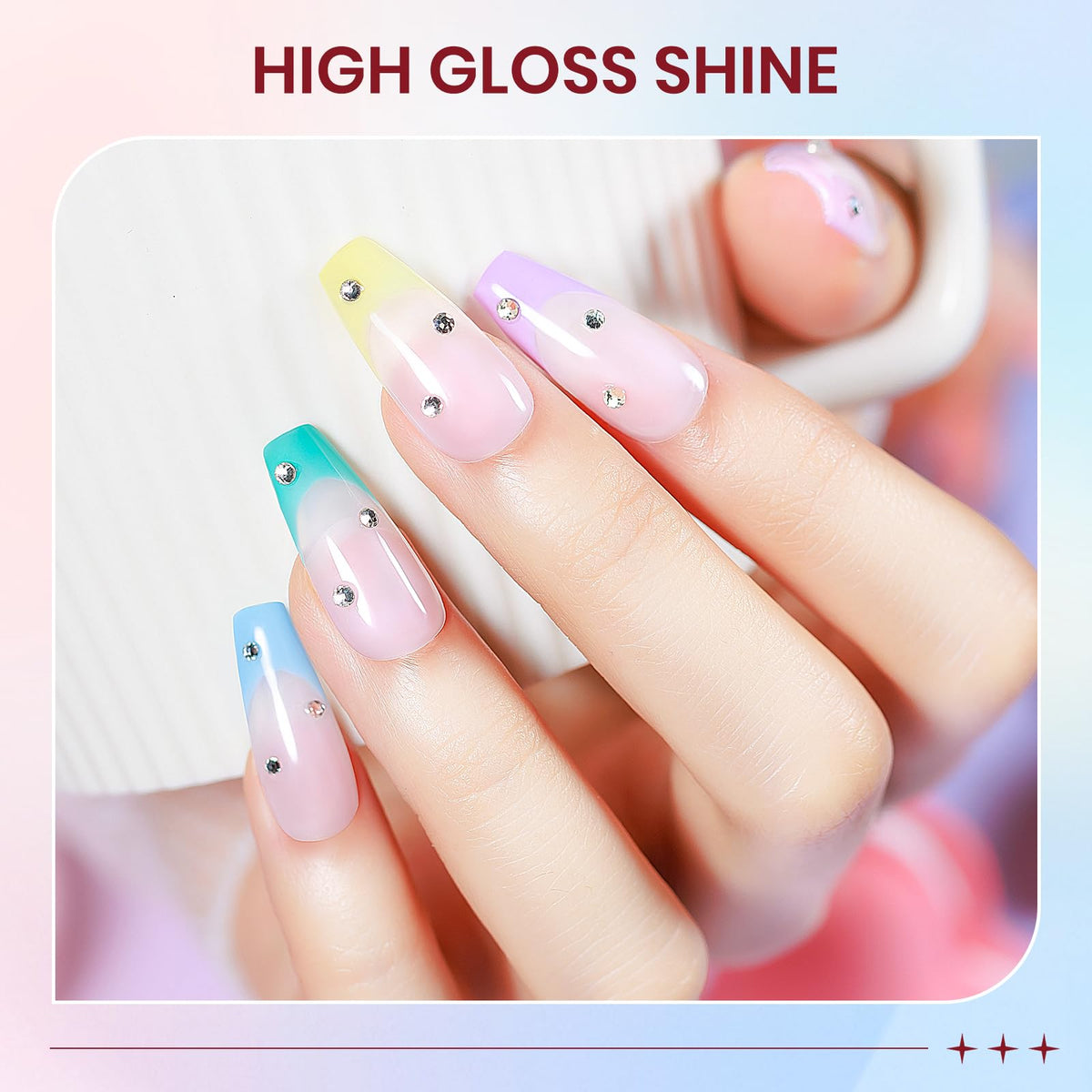 SUPWEE being applied during manicure illustrating quick-dry convenience
