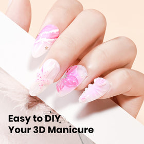 SUPWEE silicone mold detail for repeatable 3D nail pieces