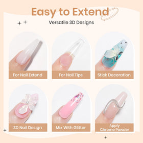 SUPWEE 36 silicone molds array for consistent nail extensions and repeatable shapes