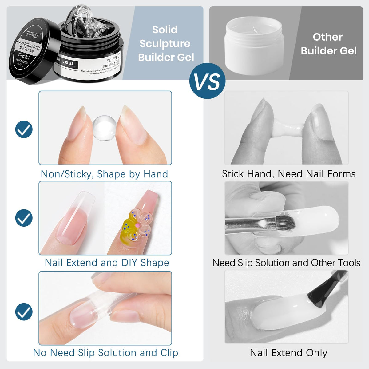 SUPWEE silicone pen and glue stick displayed for precise sculpting