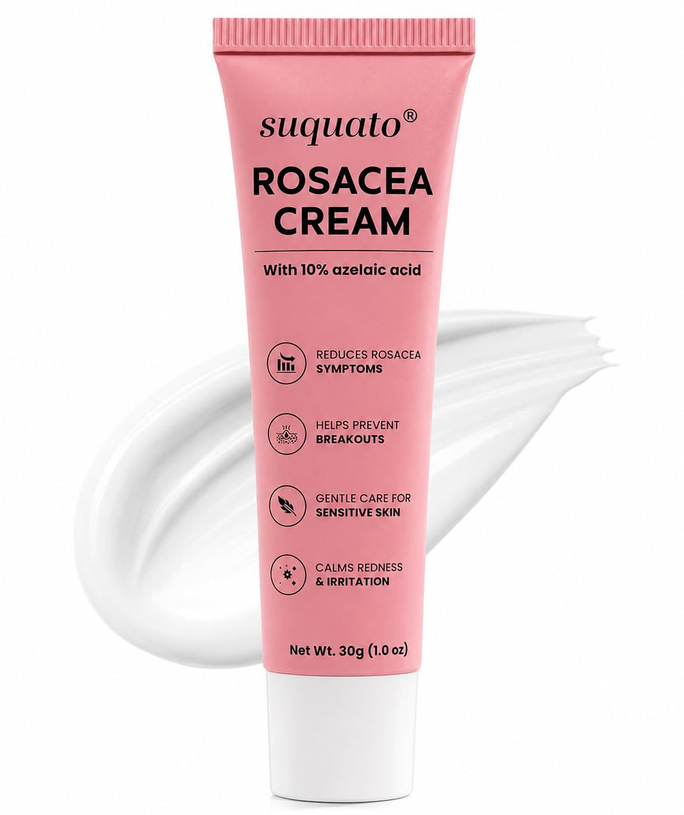 suquato front packaging showing 30g tube - clear branding and benefit