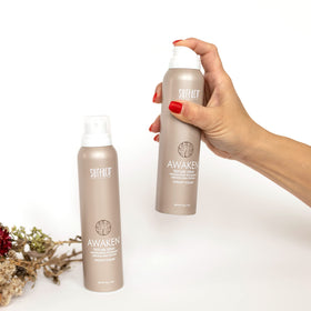SURFACE before and after comparison demonstrating fuller-looking hair benefit