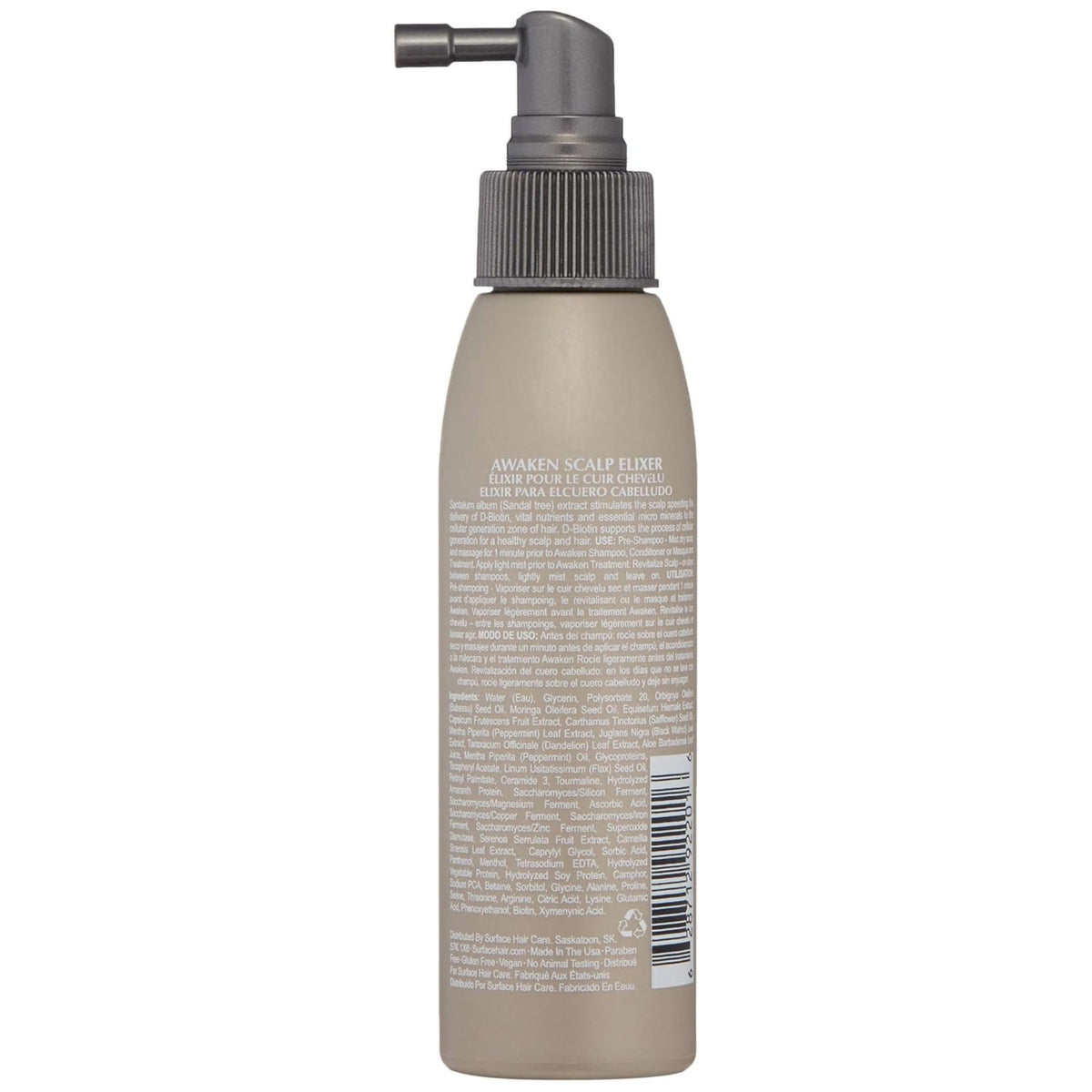 Surface bottle dropper close-up dispensing precise scalp serum