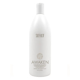 SURFACE front bottle showing label and size, highlights natural formula benefit