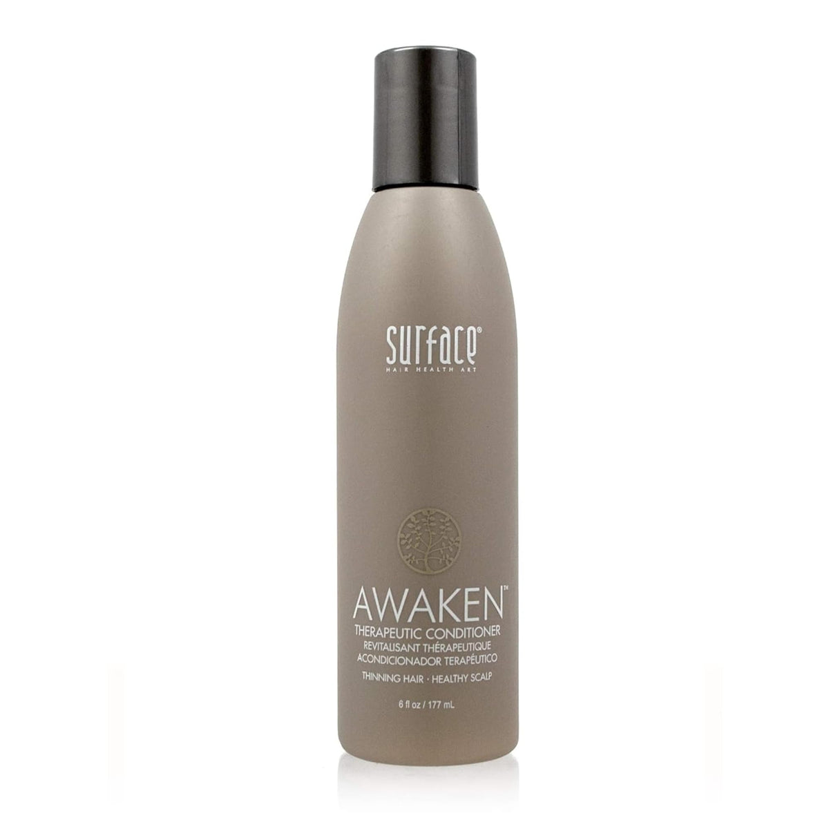 SURFACE front packaging shows bottle and brand for clear product identification and trust