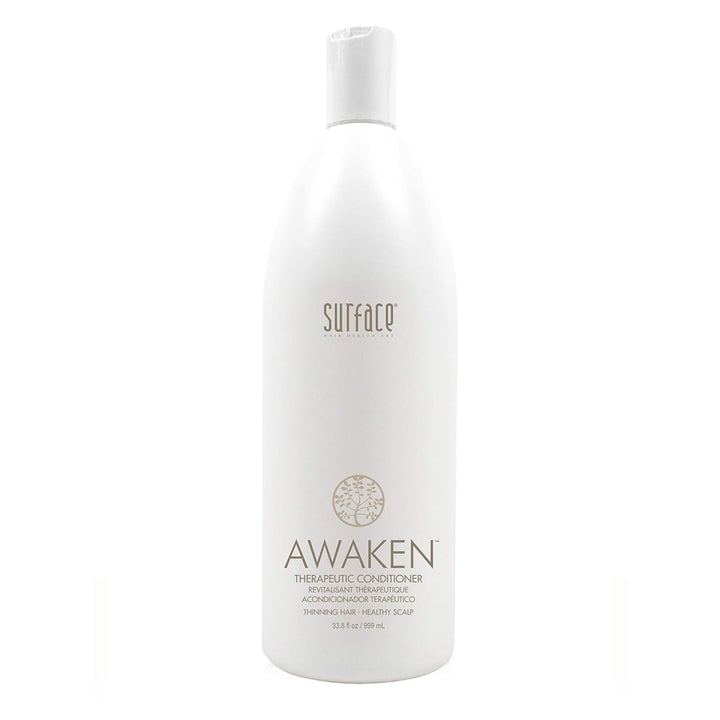 SURFACE front packaging of the 33.8 oz conditioner showing size and label, conveys value
