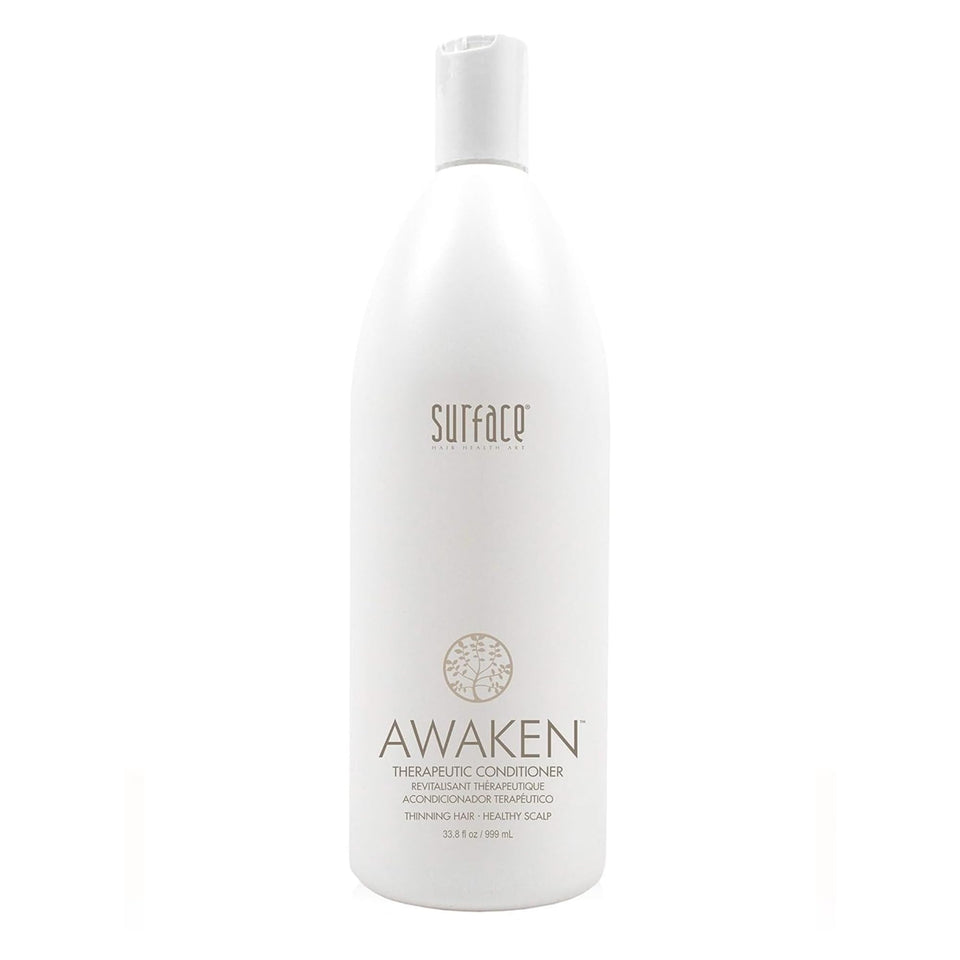 SURFACE front packaging of the 33.8 oz conditioner showing size and label, conveys value