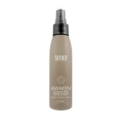 SURFACE bottle front packaging shows label and size for easy identification and travel