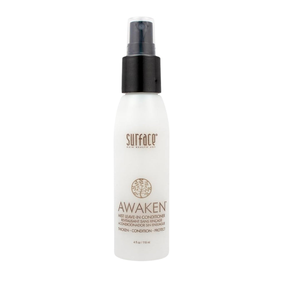 SURFACE front packaging bottle showing product label and benefits