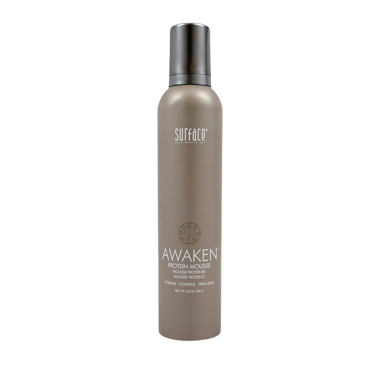 Surface front packaging showing product and size for clear identification and trust