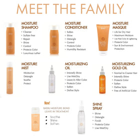 SURFACE Bassu bottle on bathroom shelf lifestyle shot suggesting salon-quality results
