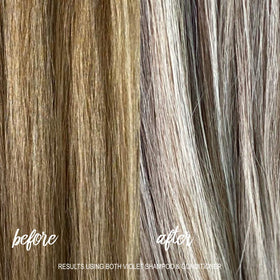 SURFACE shampoo being applied in a salon, demonstrating gentle toning and conditioning