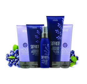SURFACE Pure Blonde label close-up highlighting ingredients and benefits