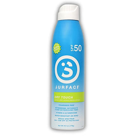Surface Sunscreen Spray used during tennis showing non-greasy performance benefit