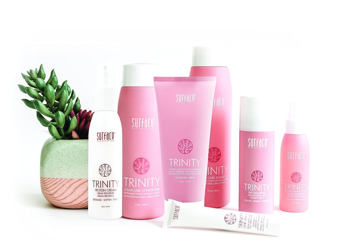 SURFACE creamy conditioner texture close-up demonstrating smooth, hydrating formula