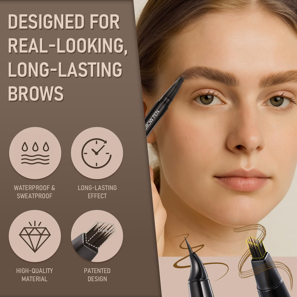 SUSIKEKI before and after brows showing fuller natural results