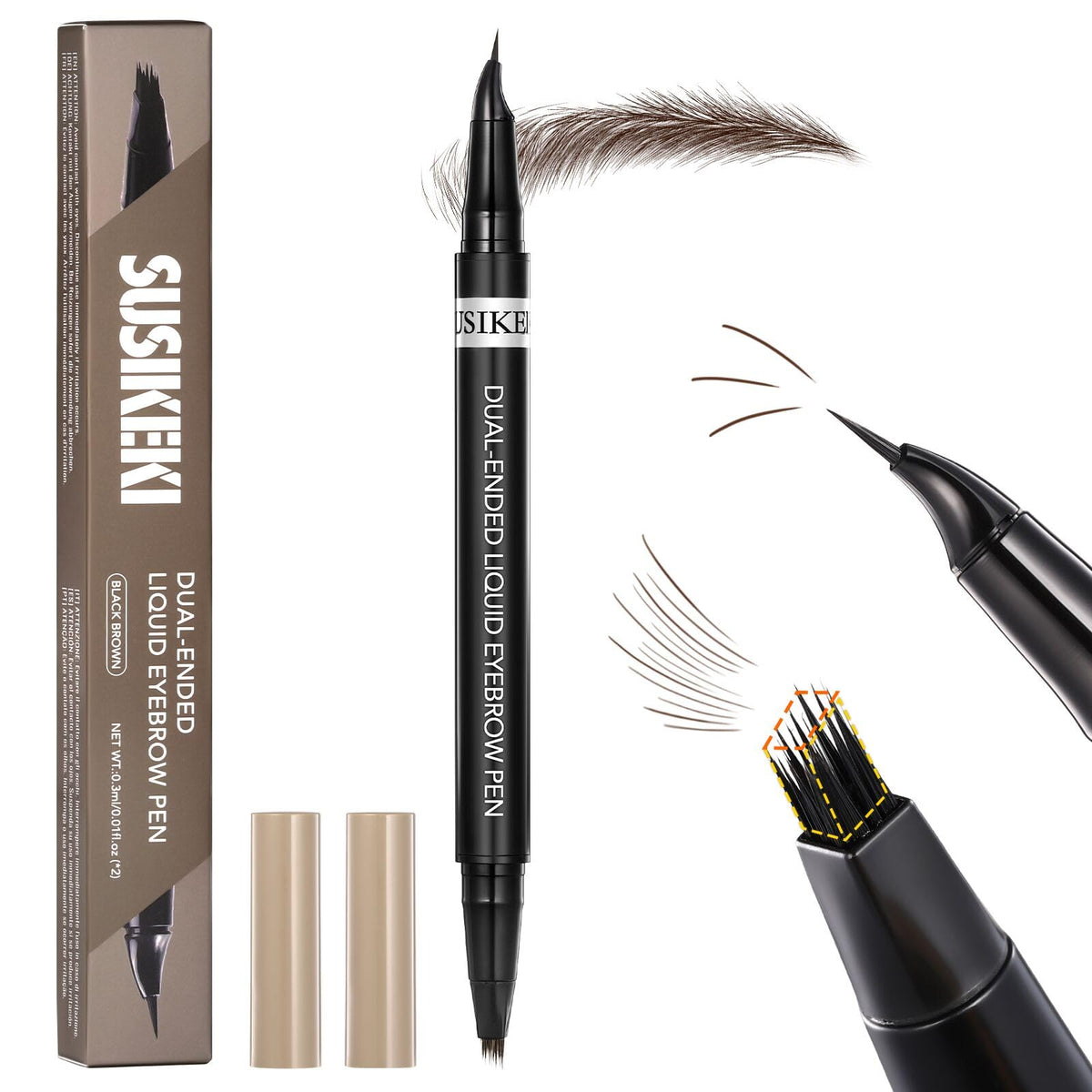 SUSIKEKI front packaging showing dual-ended pen and shade